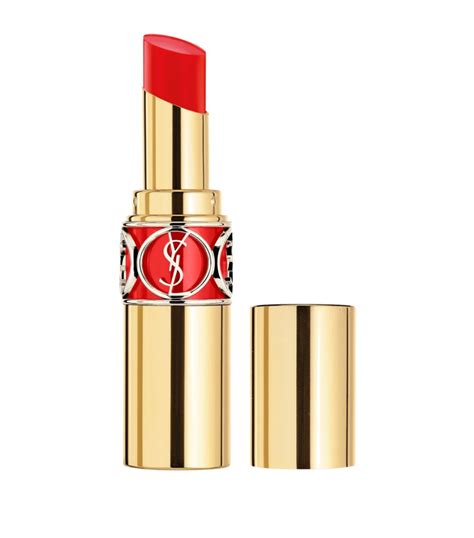 ysl rouge volupte shine 46试色|YSL love shine lipstick.